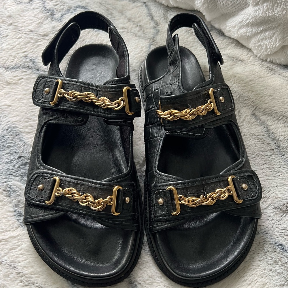 Black sandals